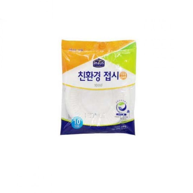 일회용 용기 접시 100mm 10개입 1회용품 일회용접시 일회용기