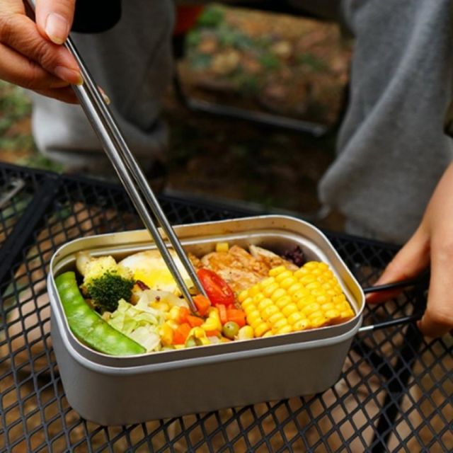 접이식 냄비 손잡이 캠핑 라면 세트