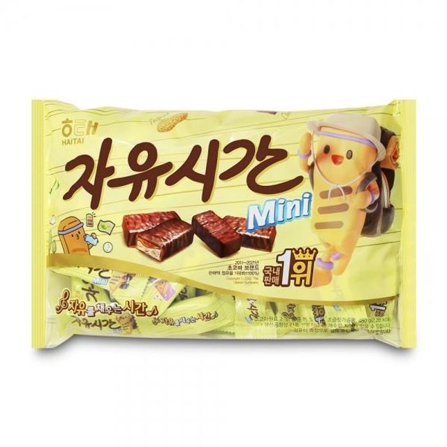 초코바 자유시간 미니 480g 골프간식 당충전 탕비실간