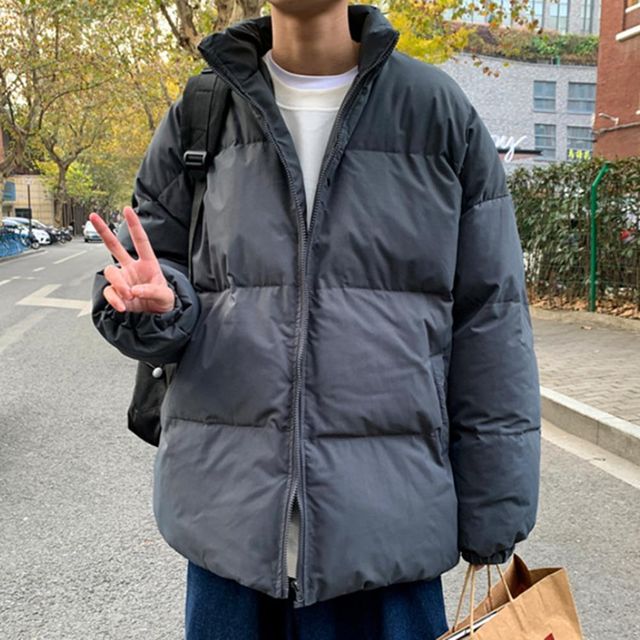 남성 겨울 롱 다운 패딩코트, 경량 보온 아우터 자켓