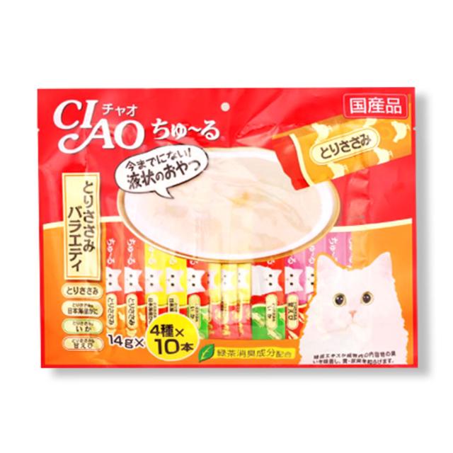 고양이 츄르 닭가슴살 버라이어티 40개입 SC-133
