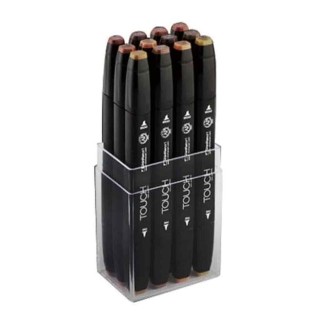 마카 12색 WOOD COLOR 드로잉마카 전문가용마카 마카세트 채색마카