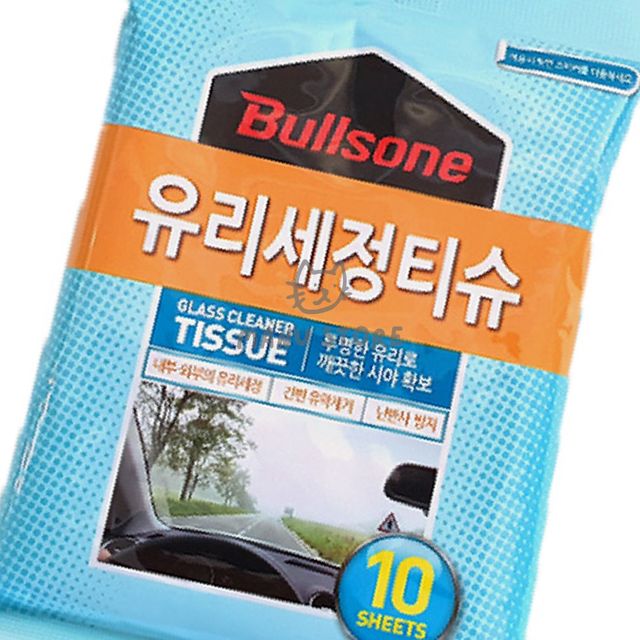 앞유리세정티슈 차내유리청소용품 유리세정티슈
