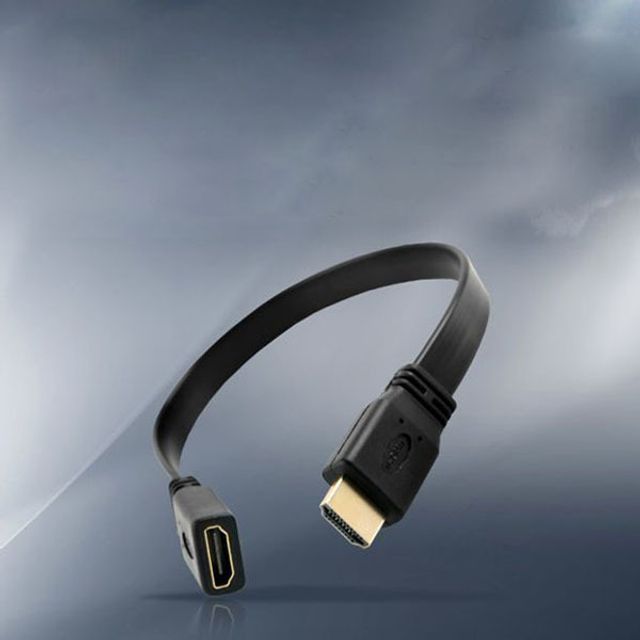 coms HDMI 젠더 연결 MF FLAT 케이블 타입 30cm