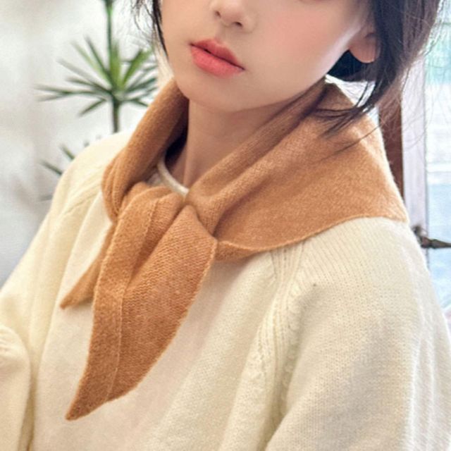 스카프 헤어커 울니트 삼각 스타일링 삼각반다나 치프 여성