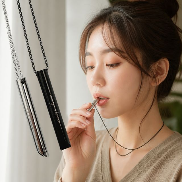 써지컬 스틸 목걸이 조절 펜던트 불안 스트레스 완화 선물용 액세서리