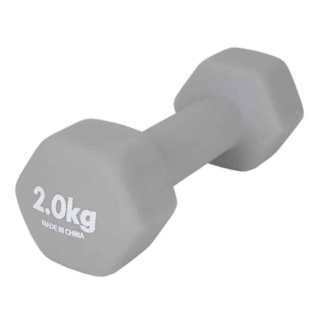 아령 2KG 그레이 홈트아령 육각아령 우레탄덤벨