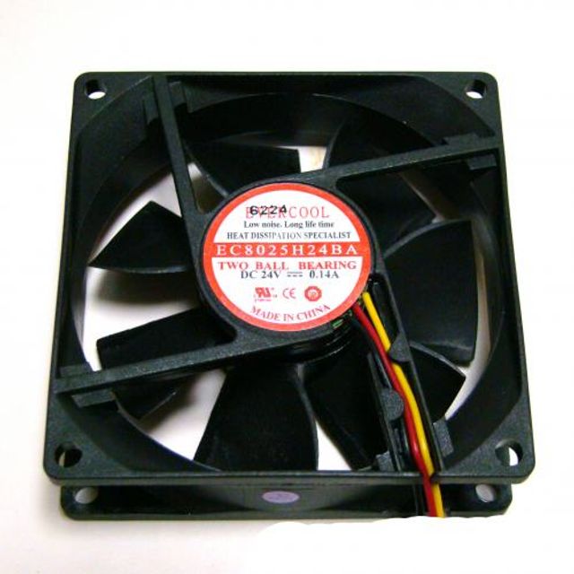 (에버쿨) EC8025H24BA (25T/2BALL/3P)/팬쿨러/80mm