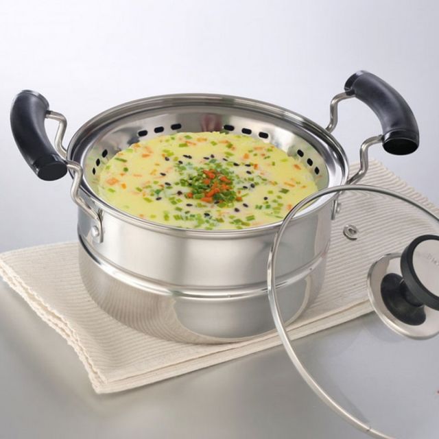 양수냄비 16cm 계란찜기 스텐 찜냄비