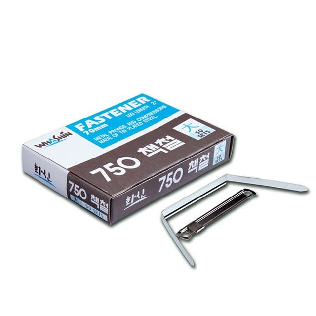 책철 70mm 750개입 문구용 클립 핀 정리용 사무용품