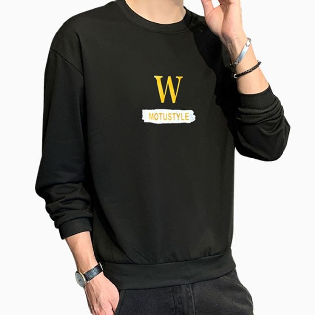 맨투맨 남성 긴팔 무지 가을 W 티셔츠
