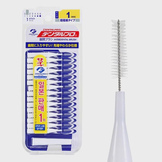 덴탈프로 치간칫솔 15P 사이즈 1(sss)