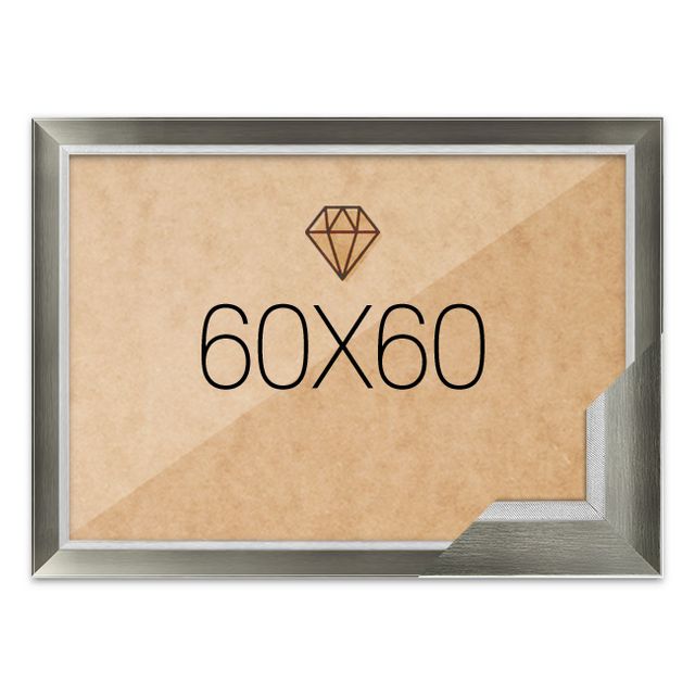 보석십자수액자 60x60 고급형 모던그레이