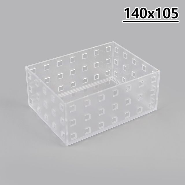 적층가능 반투명 사각수납함 140x105