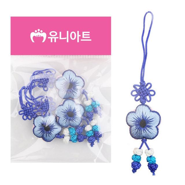 2800 전통 국화매듭 (파랑)