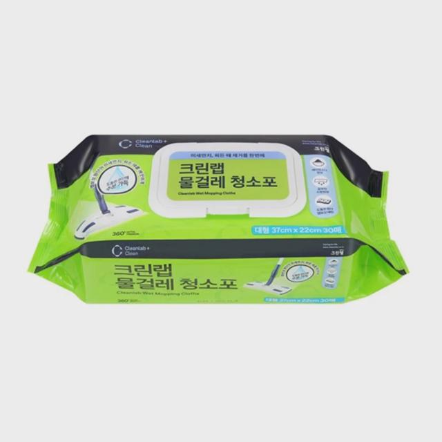크린랩 물걸레 청소포 대형 30매