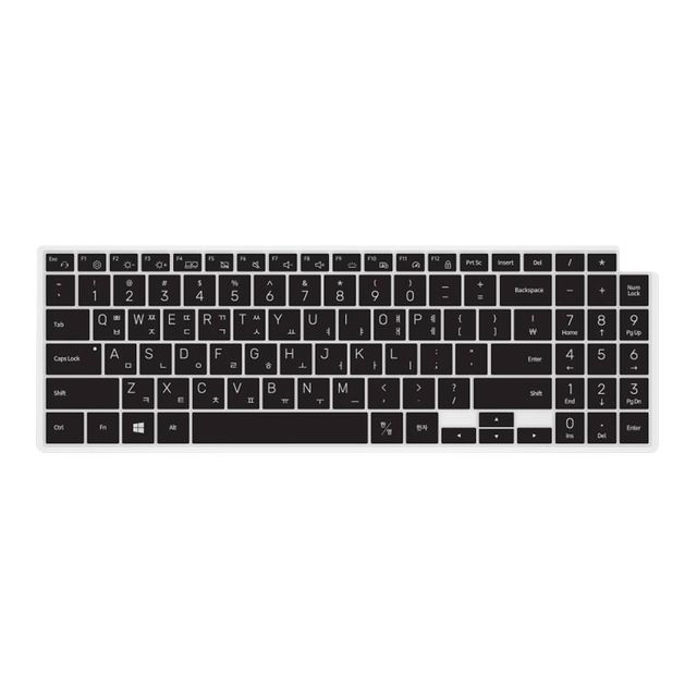 TBZ 삼성 갤럭시북2 프로 S.E NT950XFG노트북 문자키스킨 (지문뚫림)
