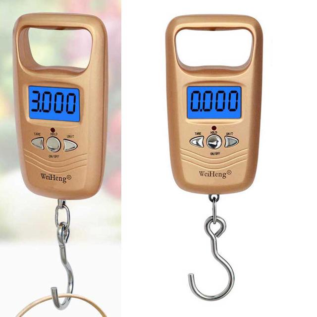 여행 공항 휴대 용 캐리어 무게 측정 포켓 손 저울