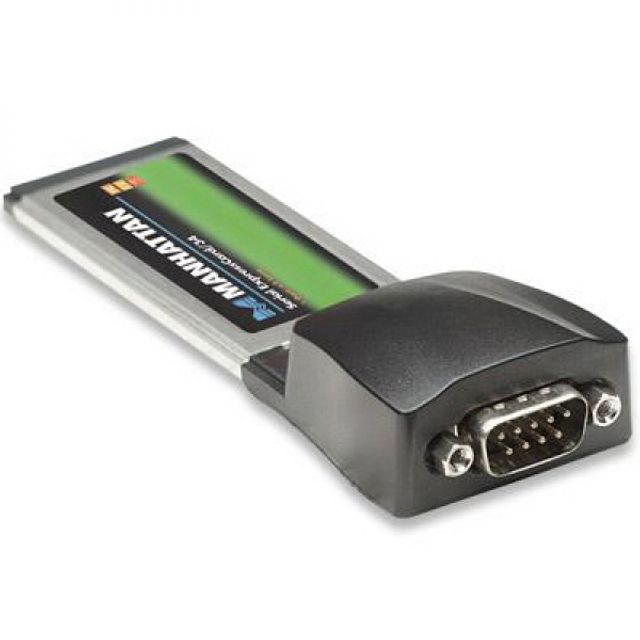 Manhattan 시리얼 카드 Express PCMCIA 1포트 - 레거시 장치 연결