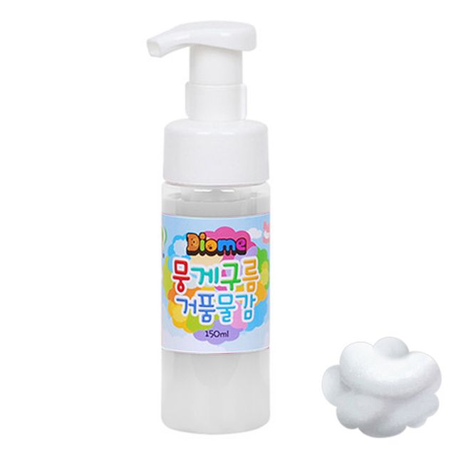 뭉게구름 150ml 미술놀이 낱색 흰색 거품물감