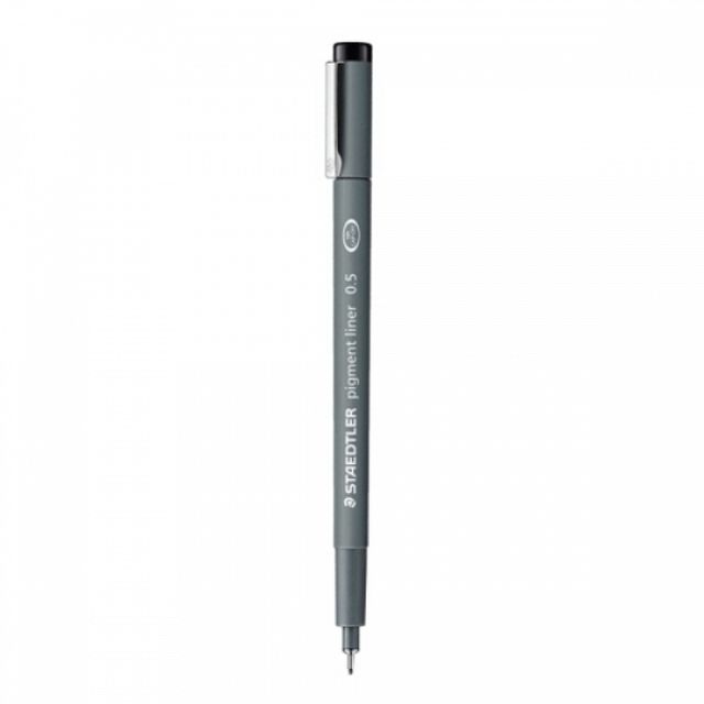 피그먼트 라이너펜 0.5mm 0.1mm 흑색 펜 드로잉펜 미술펜
