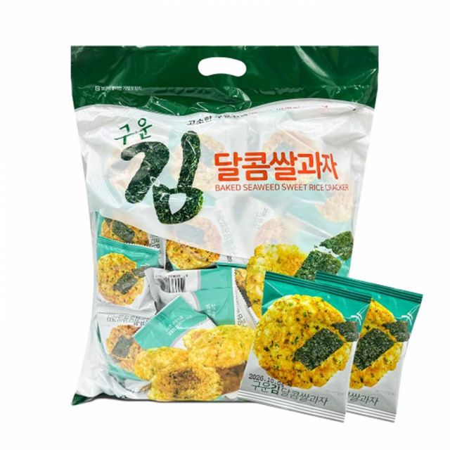구운김 달콤쌀과자 3개 한입 900g X