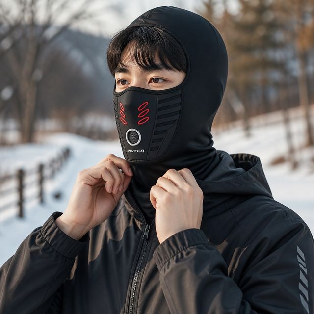 겨울 방한 바라클라바 넥워머 마스크 스포츠 바이크 조깅 방한용품