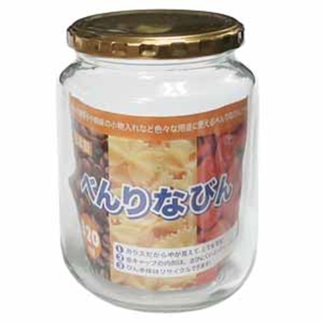 도요 밀폐 용기 잼병 유리병 820ml 꿀병 반찬통