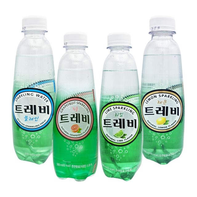 트레비 500ml 5개 플레인 자몽 레몬 라임