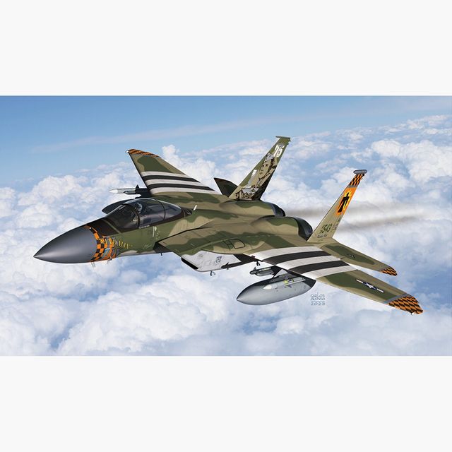 72sc F-15C 명예훈장 75주년 프라모델 - 미국 공군 전투기 기념 에디션 모델