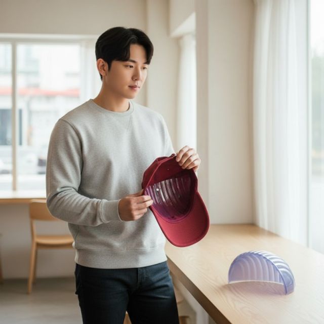 볼캡 모자 형태 유지 보관함 찌그러짐 방지 가드 세탁 건조 거치대 틀 캡 홀더