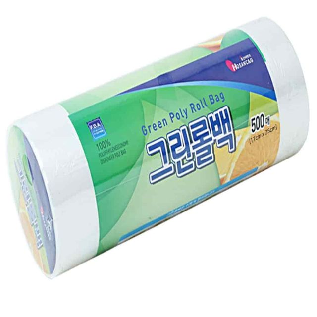 롤백 17x25 500매 포장비닐 비닐포장재 롤비닐봉투 비닐포장봉투