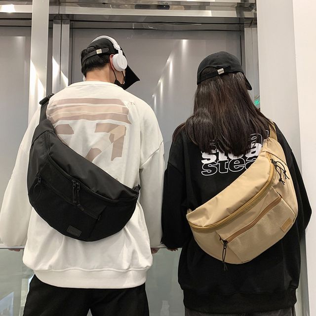 남성 여성 빅사이즈 캐주얼 여행 외출 바디백 슬링백