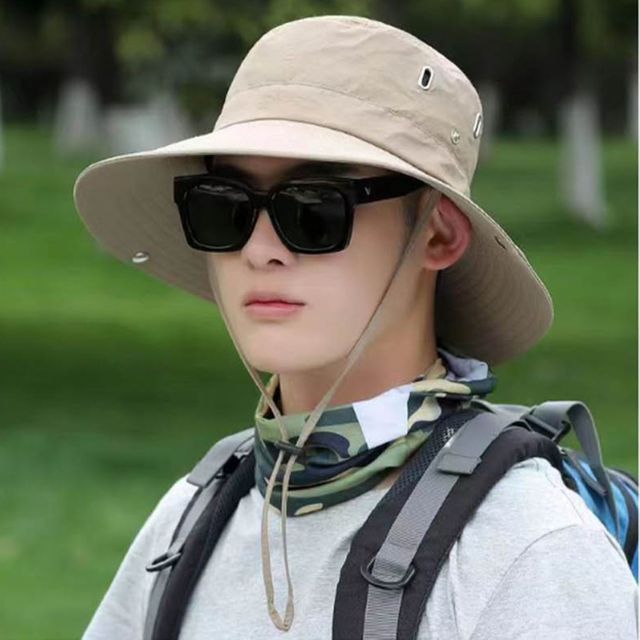 남녀 메쉬 똑딱이 모자 1P 카우보이 자외선 정글 커플
