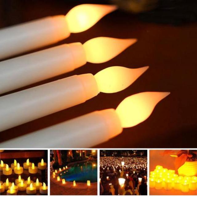 LED 캔들 소원양초 (6개세트) 촛불 양초 파티 공연 교