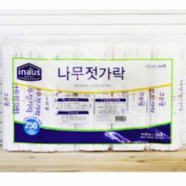 일회용 나무 젓가락 250P 캠핑젓가락 배달젓가락