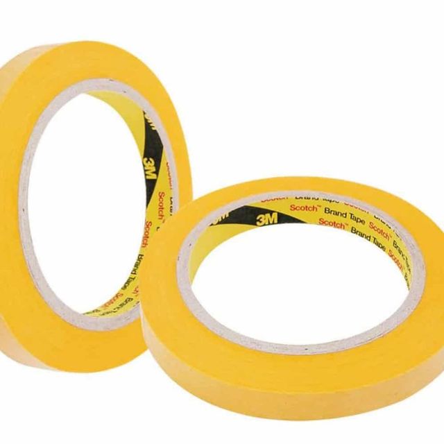 내열 마스킹테이프 12mm x 50M 고온내열테이프 도색테