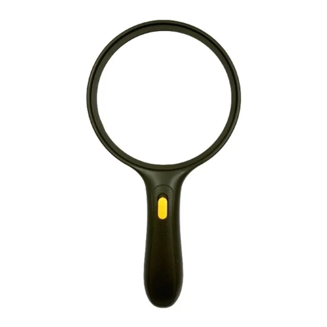 혜명몰 LED 돋보기 138MM 확대경 - 개 (1개입) 노안돋보기 독서용확대경 독서돋보기 탁상용돋보기 관찰돋보