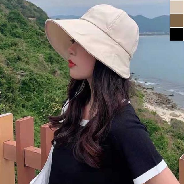 여자 찍찍이 와이어 벙거지 모자 1P 데일리 버킷햇