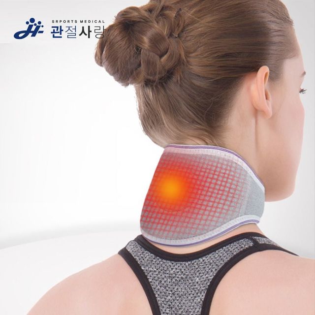 넥워머 보온 어깨온열패드 원적외선 찜질용품 겨울목보호 끈조절형