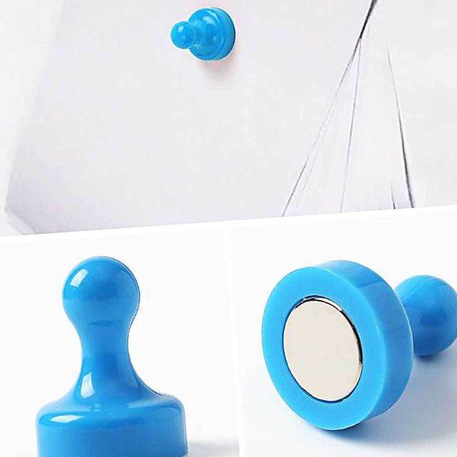 메모 자석 홀더 블루 5개입 1.9x2.5cm 마그네틱