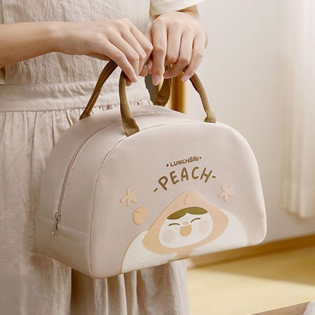보온보냉백 점심가방 피크닉도시락 직장인용도시락 런치보온 베이지