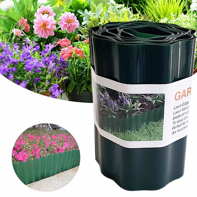 울타리 잔디 화단 구분용 플라스틱 펜스 20cm x 9m
