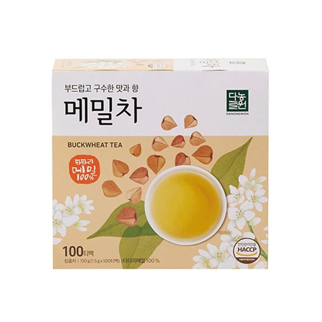 국내산 메밀 차 티백 100포 건강 차 음료