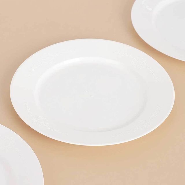 파티용 다회용 접시 10개입 플라스틱 일회용접시