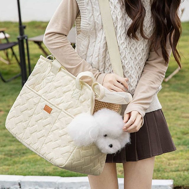 소프트 애견가방 40x29cm 산책가방 강아지이동식가방