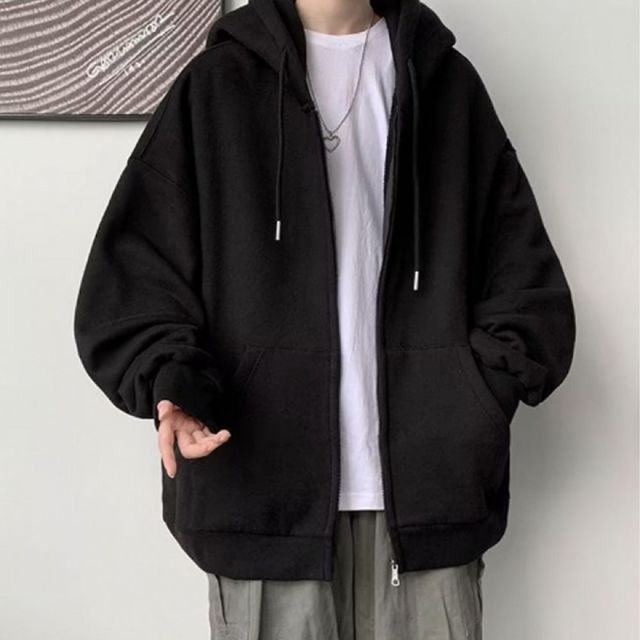 간절기 남성 후드 집업 자켓 데일리 캐주얼 아우터