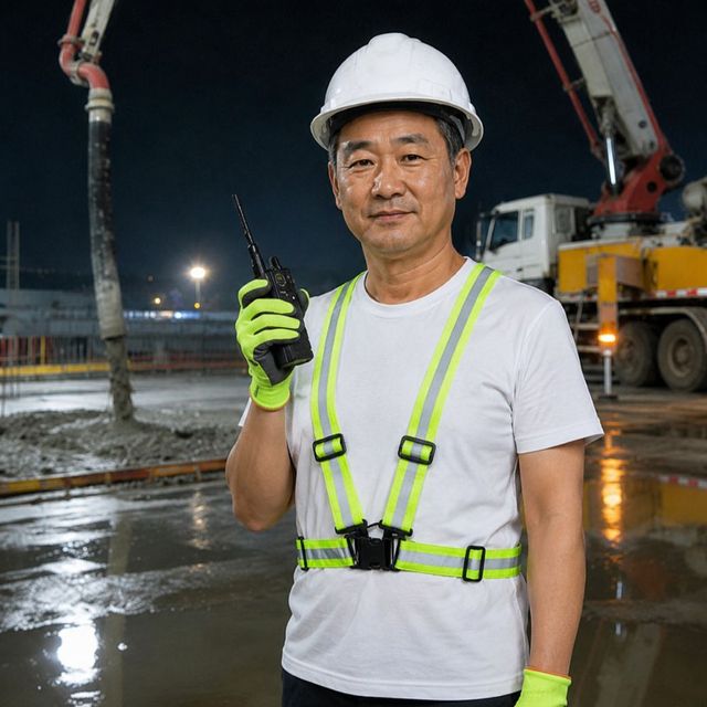 야간 안전 반사 벨트 조끼 형광 안전조끼 반사벨트 (형광 블랙 그린)