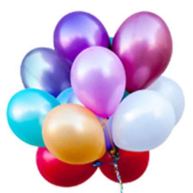 펄풍선 15cm 100개 혼합 디자인풍선 생일축하풍선 기념풍선