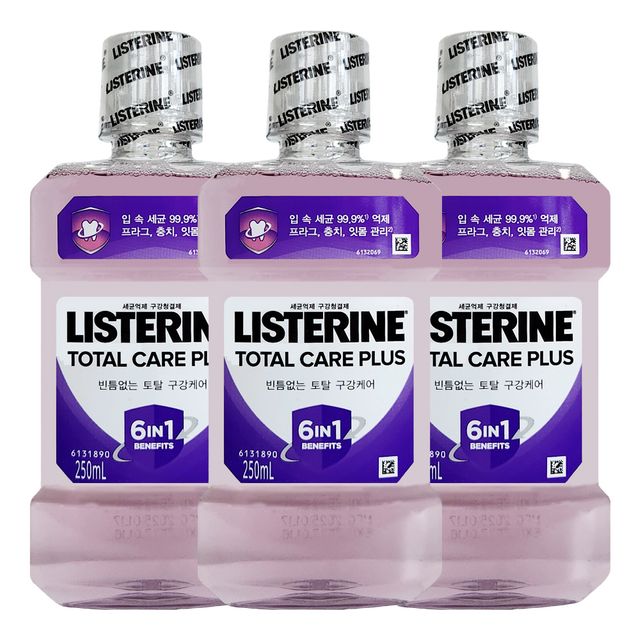 리스테린 토탈케어 플러스 250ml X 3개